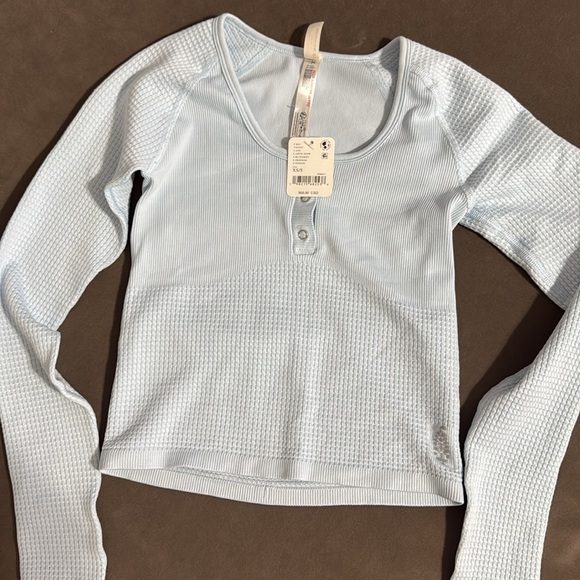 Free People FP Movement Bail Out Long Sleeve- Arctic Snow- XS/S - Picture 7 of 11